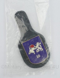 Defensie DT2000 10 Natresbataljon borsthanger - 10 x 4 cm - origineel