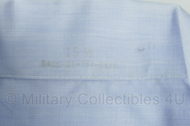 US Army Shirt Man's Short Sleeve overhemd korte mouw - lichtblauw - size 15,5 = NL maat 41  - nieuw - origineel