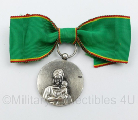 Franse Republique du Zaire MERITE maternel medaille - 8 x 6 cm - origineel