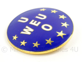 Baret insigne WEU Western European Union 1954/2011 - zeldzaam - doorsnede 5,5 cm - origineel
