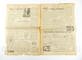 WO2 Duitse krant 8 Uhr Blatt Illustrierte Abendzeitung 30 oktober 1941 - 47 x 32 cm - origineel