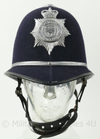 Britse Politie Leicestershire Constabulary bobby helm - maat 56 - origineel