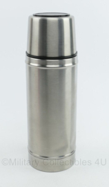 Defensie RVS thermoskan - ongebruikt,  alleen lichte opslagsporen - 9,5 x 8 x 30 cm -  origineel