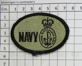 Royal Australian Navy patch embleem met klittenband - 7,5 x 5 cm - origineel