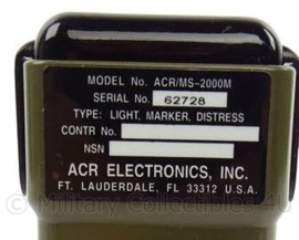 KL Landmacht en US Army Light marker distress ACR MS 2000M Strobe marker light - gebruikt, maar werkend - origineel