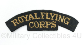 British Army shoulder title ENKEL Royal Flying Corps - 12 x 3,5 cm - origineel