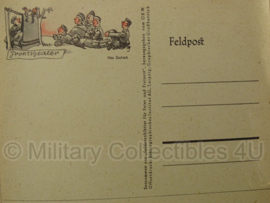 4 WO2 Duitse Feldpost kaarten - origineel