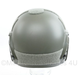 Politie en DSI MICH fast helm foliage grey DSI Helm MET visier - replica