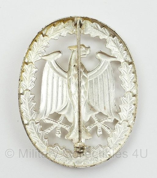 Medaille Bundeswehr Leistungabzeichen im Silber - 4½ x 5½ cm - origineel