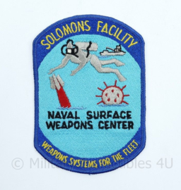 USN US Navy patch  Solomons facility Weapons systems for the fleet - Naval Surface Weapons center -  14 x 9,5 cm - origineel
