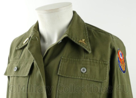 WO2 US WAC dames HBT jas en broek 2nd Lieutenant Medical Department - maat 36 - replica