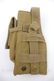 Defensie en US Army MOLLE holster coyote - 12 x 2,5 x 20 cm - origineel