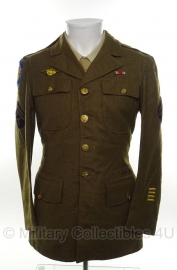 US Class A jas Technician 5th grade Veterans of Foreign wars- size 38R = maat 48 - origineel WO2 1941