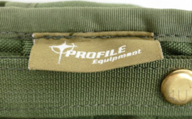 Defensie en Korps Mariniers Profile Equipment handgranaat tas groen - mist drukknoop - 11 x 9 x 5,5 cm - origineel