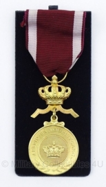 Belgische kroonorde gouden medaille  - origineel