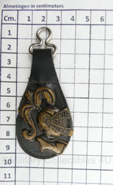 Franse leger Cavalerie sleutelhanger - 9 x 4 cm - origineel