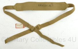 WO2 Britse 1943 YA2481 Straps Carrying G. Multi Purpose draagriem -  nieuw kaartje er nog aan - origineel