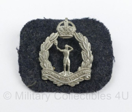 WO2 Britse Forewarned is Forearmed Royal Observer Corps cap badge - 6 x 5 cm - origineel