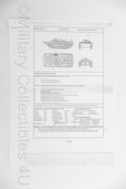 Defensie handboek herkenningsbladen Russische voertuigen - 29,5 x 21 cm - origineel
