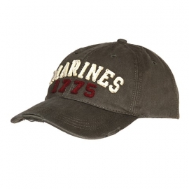 Baseball cap stone washed - "Marines"