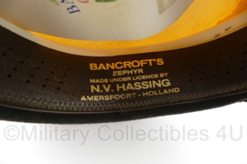 KMARNS Korps Mariniers platte pet vroeg model - Hassing BV Bancroft - maat 56 - gedragen - origineel