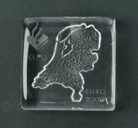 KLPD  Euro 2000 aandenken in origineel doosje - afmeting 12 x 12 x 2,5 cm - origineel