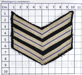 Nederlandse  politie jaren 50 insigne paar  - lichte mismatch - 9 x 8,5 cm - origineel