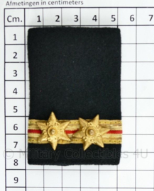 Nederlandse Brandweer epauletten - hoge rang adjunct hoofdbrandmeester 1e klasse - paar - origineel