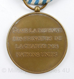 VN UN medal Pour la defence des principes de la charte des Nations Unies  - origineel