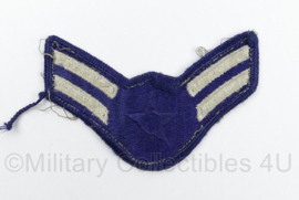 USAF US AirForce Airman First Class mouwembleem ENKEL - 9,5 x 6 cm - origineel