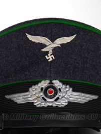 Luftwaffe Felddivison schirmmütze - groene bies - maat 57 t/m 60 cm.