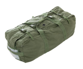 US Army  Duffle Bag dufflebag plunjezak goederentas met rugzakbanden  groen - gebruikt - origineel