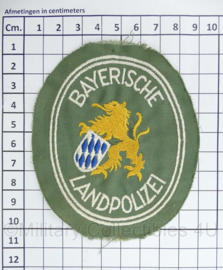 Embleem Duitse Bayerische Landpolizei - 10 x 8,5 cm - origineel
