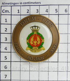 KLU Koninklijke Luchtmacht coin DELM LDR 1946 - 2006 60 jaar - diameter 5 cm - origineel