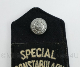 Britse enkele epaulet Special Constabulary Metropolitan Police - 14,5 x 6,5 cm - origineel