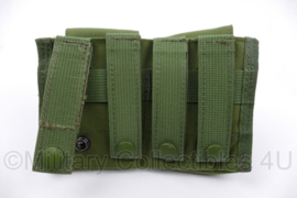 KMARNS Korps Mariniers MOLLE Opbouwtas Fragmentation Grenade Pouch Double Olive Drab - 17 x 6 x 11 cm - nieuw - origineel