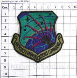 USAF Air Force Communications Command patch - 8 x 8 cm - origineel