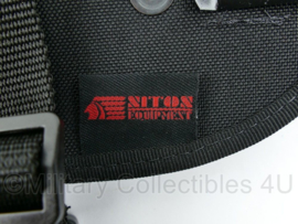 Britse Politie Zwarte Pouch met double strap merk Sitos Equipment - origineel