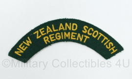 New Zealand Army shoulder title ENKEL New Zealand Scottish Regiment - 14 x 5 cm - origineel