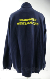 Brandweer Westzaan-Zuid trui met hoge kraag en rits - maat XL - origineel