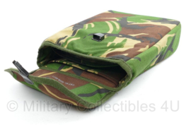 Defensie Woodland veldtas hoofd helmbevestiging met padding - 19 x 7 x 26 cm - origineel