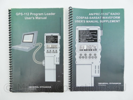 US Army zendapparatuur AN/PRC GPS112 Manual paar GPS Receiver - origineel