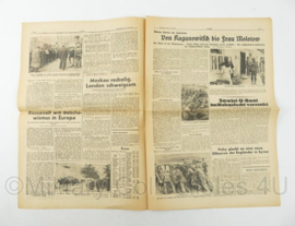 WO2 Duitse krant 8 Uhr Blatt Illustrierte Abendzeitung 26 juni 1941 - 47 x 32 cm - origineel