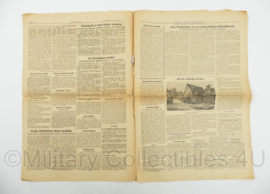 WO2 Duitse krant Frankische Tageszeitung nr. 49 28 februari 1944 - 47 x 32 cm - origineel