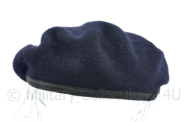 Britse leger donkerblauwe baret - merk Kangol  - maat 7 = 54 - origineel