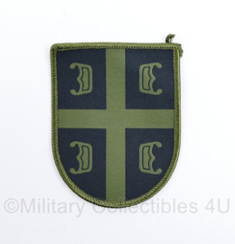 Servisch borstembleem camo - Serbian Army Green Patch - 9 x 7 cm - origineel