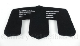 DOKS Baltskin Viper P6N Pad System Galvion Liner System Revision helm Shim Sheet Viper Apex Comfort Pads set - maat 4 - nieuw in verpakking - origineel