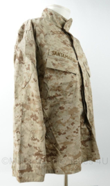 USMC US Marine Corps jacket and trousers Marpat Desert camo - maat Medium Short - gedragen - origineel
