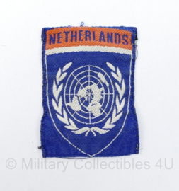 VN UN United Nations Netherlands embleem - 7 x 5 cm -  origineel