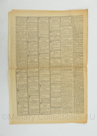 WO2 Duitse krant Frankische Tageszeitung nr. 218 17 september 1943 - 47 x 32 cm - origineel